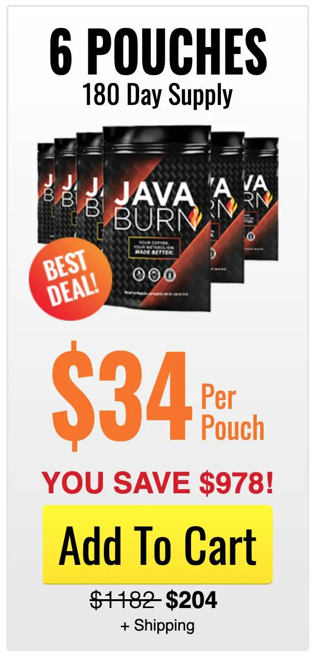 Order Java Burn 6 pouches